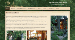 Desktop Screenshot of foresthousesresort.com